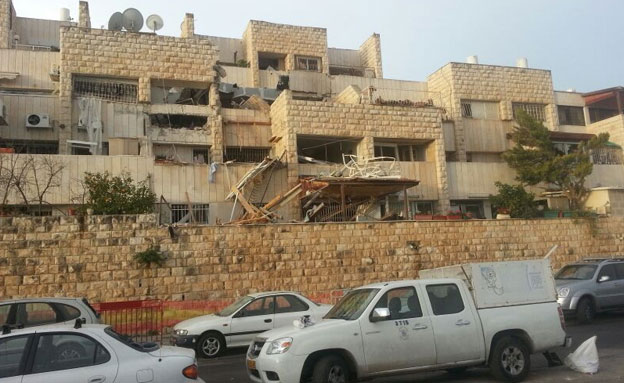 הבניין בו אירע הפיצוץ. ארכיון (צילום: חדשות 2)
