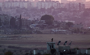 תקרית חריגה בגבול רצועת עזה (צילום: רויטרס, חדשות)