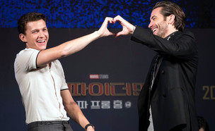 ג'ייק ג'ילנהול וטום הולנד (צילום: Han Myung-Gu/WireImage, getty images)